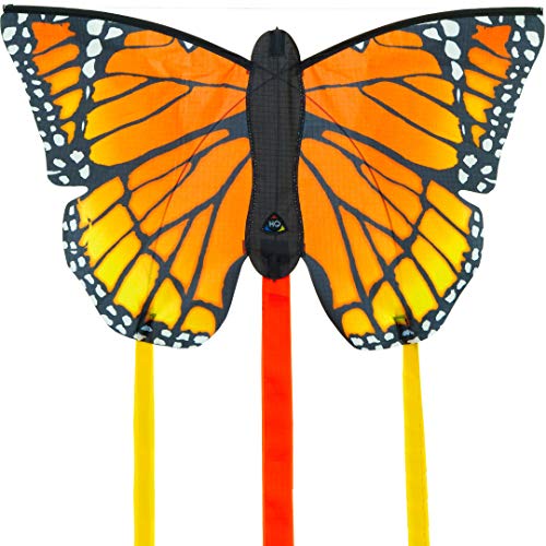 HQ 100306 - Butterfly Kite Monarch R, Kinderdrachen Einleiner, ab 5 Jahren, 34x52cm und 2x300 cm Drachenschwanz, inkl. 10kp Polyesterschnur 25m auf Griff, 2-5 Beaufort HQ 100306 - Butterfly Kite Monarch R, Kinderdrachen Einleiner, ab 5 Jahren, 34x52cm und 2x300 cm Drachenschwanz, inkl. 10kp Polyesterschnur 25m auf Griff, 2-5 Beaufort von HQ HIGH QUALITY DESIGN