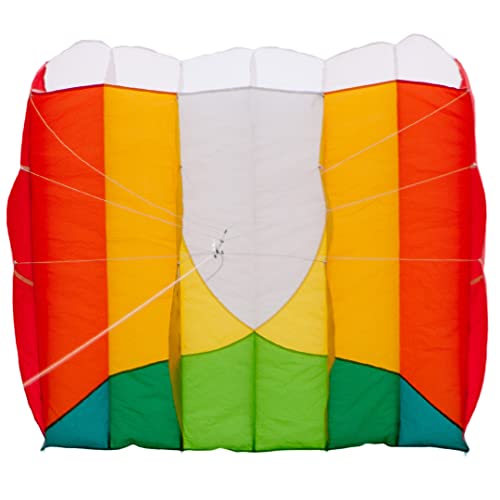 HQ Design - Kap Foil 1.6, Flugdrachen Einleiner Drachen zum steigen Lassen stabil Fliegender Trägerdrachen ab 14 Jahren, 120x130cm, Polyesterschnur 90kp empf. (Nicht inkl.), 2-6 Bft von HQ HIGH QUALITY DESIGN