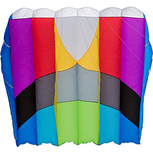 HQ Design - Kap Foil 3.0, Flugdrachen Einleiner Drachen zum steigen Lassen stabil Fliegender Trägerdrachen ab 14 Jahren, 160x180cm, Polyesterschnur 120kp empf. (Nicht inkl.), 2-6 Bft von HQ HIGH QUALITY DESIGN