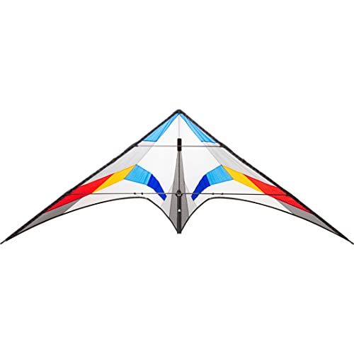 HQ Design - Mantra Lenkdrachen Zweileiner Flugdrachen ausgewogen und präzise Trick&Competition, ab 14 Jahren, 93x243cm, Dyneemaschnüre 25-70kp empf. (Nicht inkl.), 2-5 Bft von HQ HIGH QUALITY DESIGN