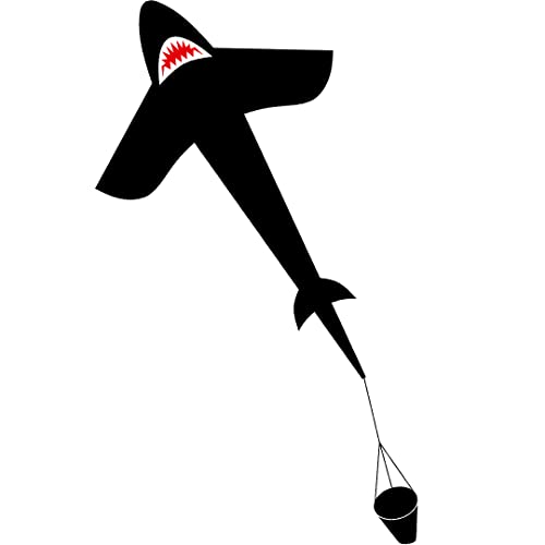 HQ Design Ecoline Shark Kite 5' Kinderdrachen Flugdrachen Einleiner Drachen steigen Lassen wenig Wind ab 5 Jahren, 95x150cm, inkl. 17kp Polyesterschnur 25m auf Griff, 1.5-4.5 Bft HQ Design Ecoline Shark Kite 5' Kinderdrachen Flugdrachen Einleiner Drachen steigen Lassen wenig Wind ab 5 Jahren, 95x150cm, inkl. 17kp Polyesterschnur 25m auf Griff, 1.5-4.5 Bft von HQ HIGH QUALITY DESIGN
