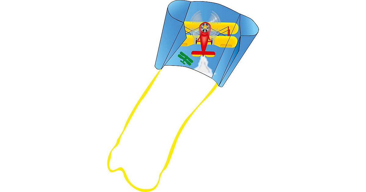 Kinderdrachen Pocket Sled, Doppeldecker-Motiv blau Kinderdrachen Pocket Sled, Doppeldecker-Motiv blau von HQ