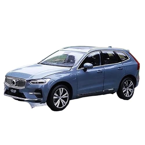 1/18 for XC60 2022 SUV Legierung Auto Modell Hobby Ornamente Display Weihnachten Präsentieren Sammlung Fahrzeug(Blue) von HQRTYBI