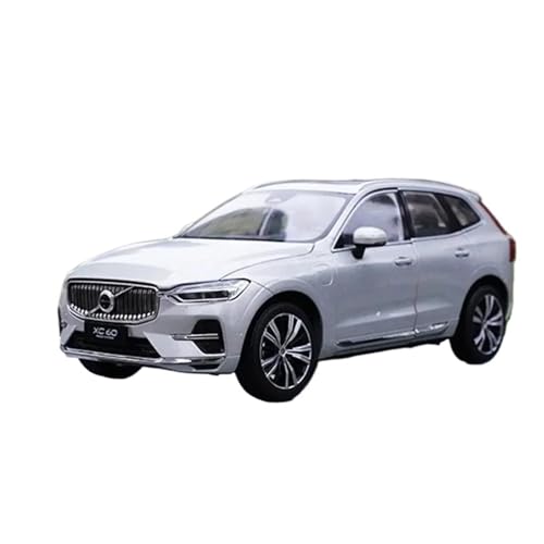 1/18 for XC60 2022 SUV Legierung Auto Modell Hobby Ornamente Display Weihnachten Präsentieren Sammlung Fahrzeug(Silver) von HQRTYBI