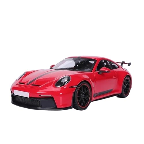 1:18 Für 911 Gt3 Rot Guss Legierung Modell Auto Kollektion Statische Schmuck Herren Auto Mit Elektro Antrieb Geschenk(Red) von HQRTYBI