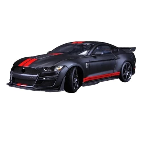 1:18 Für Legierung Miniatur Diecast Modell Shelby Gt500 Muscle Car Ornamente Präsentiert(Schwarz) von HQRTYBI