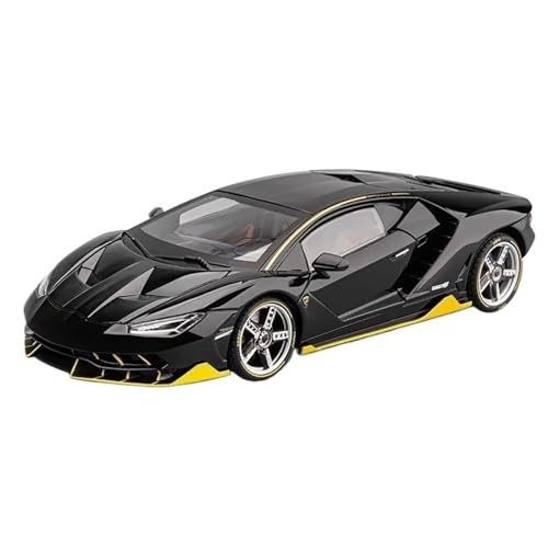1:18 for Auto-Legierungsmodell Cooler Sound Und Licht Rückkehr Zur Kraft Kollisionswiderstand Und Fallwiderstand Vorhanden(Black) von HQRTYBI