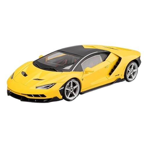1:18 for Auto-Legierungsmodell Cooler Sound Und Licht Rückkehr Zur Kraft Kollisionswiderstand Und Fallwiderstand Vorhanden(Yellow) von HQRTYBI