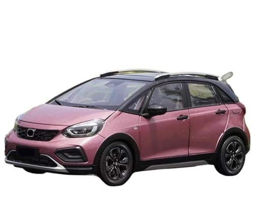 1:18 for FIT 4th Generation 2023 Legierung Auto Modell Sammeln Präsentieren Souvenir Display Ornament(Pink) von HQRTYBI
