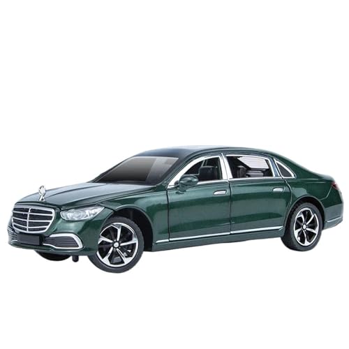 1:24 Für Modellauto Klasse S S400 Für Automodell Metall Legierung Aktuelle Dekoration Simulation Luxus(Green) von HQRTYBI