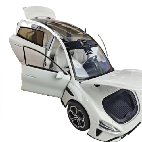 1:24 Für SU7 Neue Energie Sportwagen Modell Geformte Legierung Hohe Simulation Auto Modell Ornamente Sammlerstück Geburtstagsgeschenk (Gray) von HQRTYBI