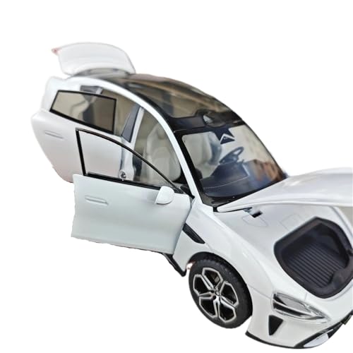 1:24 Für SU7 Neue Modell Sportwagen Energy Die-cast Alloy High Simulation Modell Auto Schmuck Sammlerstück Geburtstagsgeschenk (White) von HQRTYBI