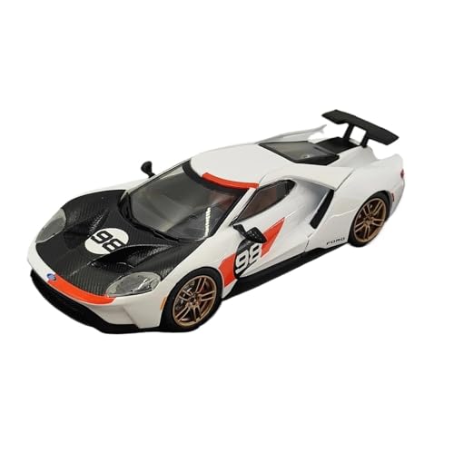 1:43 Skala Diecast Legierung 2021 GT #98 Supercar Autos Modell Klassiker Nostalgie Erwachsene Souvenir Statische Anzeige von HQRTYBI