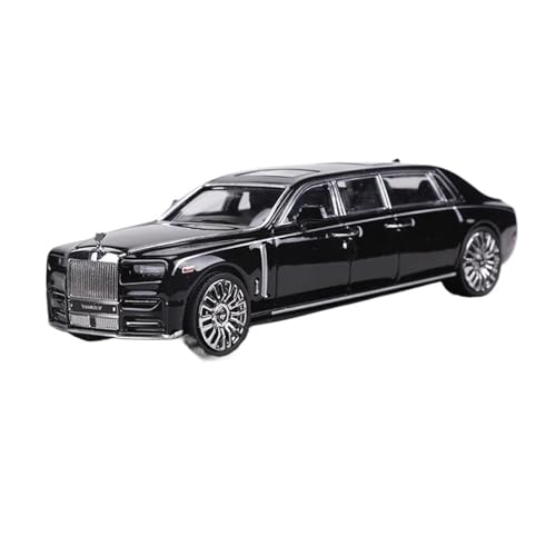 1:64 Für Erweiterte Modell Auto Mansory Pantom Alloy Phantom VII(Black) von HQRTYBI