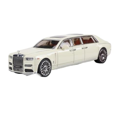 1:64 Für Erweiterte Modellauto Mansory Pantom Alloy Phantom VII(White) von HQRTYBI