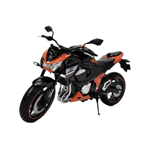 HQRTYBI 1/12 für Z800 6R Rennen, Cross-Country-Motorrad-Modell, Simulation, MetalStreet-Kollektion, Geschenk (Orange) von HQRTYBI