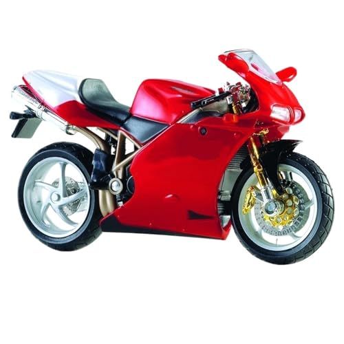 HQRTYBI 1:18 250 Duke Factory Edition Statische Druckguss-Fahrzeuge, Sammlerstück, Motorradmodell (rot) von HQRTYBI
