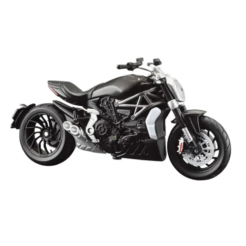 HQRTYBI 1:18 250 Duke Factory Edition Statische Druckguss-Fahrzeuge, Sammlerstück, Motorradmodell (schwarz) von HQRTYBI