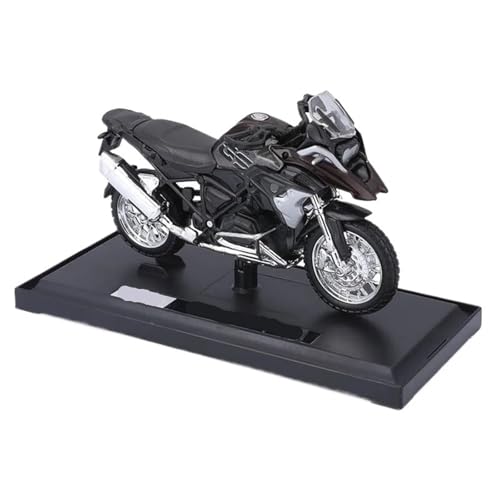 HQRTYBI 1:18 Für MT-07 2018 RC 390 R1 V4 2021 Motorrad Modell Kollektion Geschenk (schwarz) von HQRTYBI