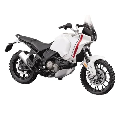 HQRTYBI 1:18 für MT-07 2018 RC 390 R1 V4 2021 Motorrad-Modellkollektion (weiß) von HQRTYBI