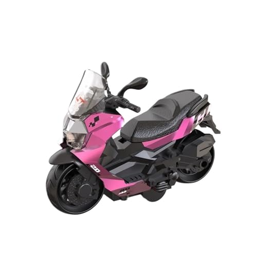 HQRTYBI 1:18 für Rennmotorrad, Metall, simuliertes Modell, Geländewagen, Schiebefunktion, Legierung, Motocross (lila) von HQRTYBI