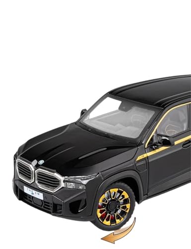 HQRTYBI 1:24 Automodell Aus Legierung Mit Effekt-Aufziehmechanismus – Ideal for Kinder Und Sammler – Lustiges Und Langlebiges Geschenk(Black) von HQRTYBI