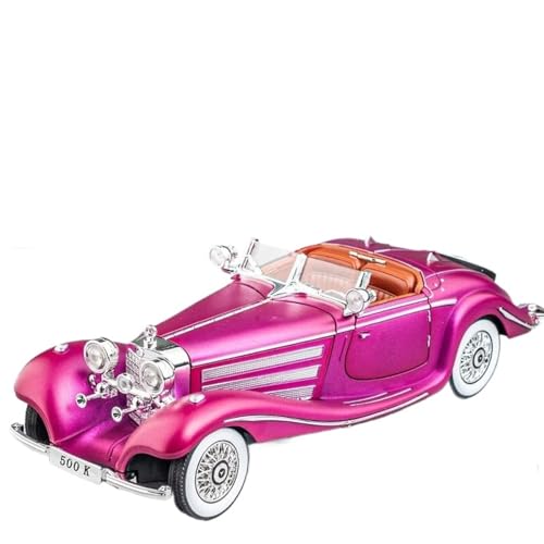 HQRTYBI 1:24 for 500K Klassische Auto Metall Legierung Druckguss Modell Spielzeug for Hight Simulation Fahrzeug Modell Sammlung Jungen Geschenk(Purple) von HQRTYBI