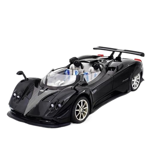 HQRTYBI 1:24 for Legierung Auto Modell Pull Back Kinder Sammlerstücke Geburtstagsgeschenk(Black) von HQRTYBI