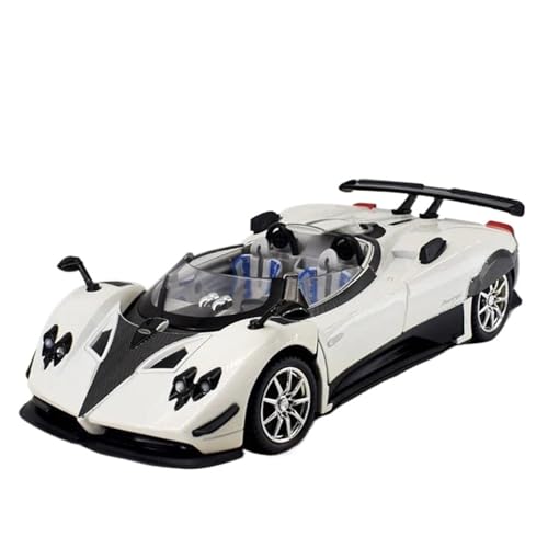 HQRTYBI 1:24 for Legierung Auto Modell Pull Back Kinder Sammlerstücke Geburtstagsgeschenk(White) von HQRTYBI