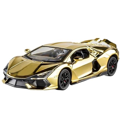HQRTYBI 1:24 for Legierung Modell Auto Druckguss Metall Casting Auto for Kinder Fahrzeug Präsentieren(Gold) von HQRTYBI