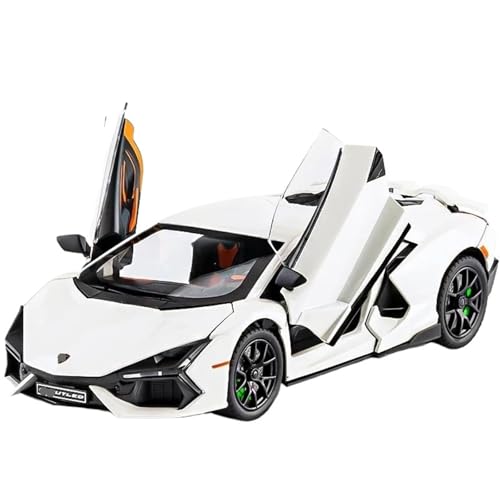 HQRTYBI 1:24 for Legierung Modell Auto Druckguss Metall Casting Auto for Kinder Fahrzeug Präsentieren(White) von HQRTYBI