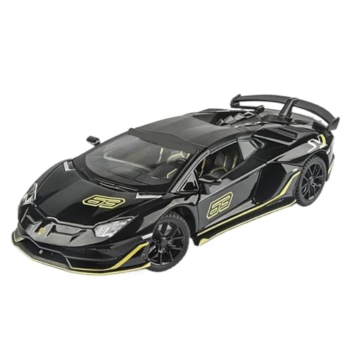 HQRTYBI 1:24 for Legierung Sport Auto Modell Diecast Metall Modelle 4 Türen Geöffnet for Jungen Urlaub Geschenk(Black) von HQRTYBI