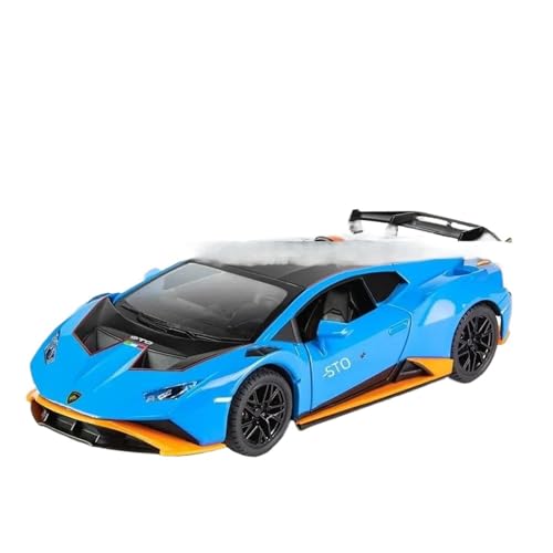 HQRTYBI 1:24 for Modellautos Aus Legierung – Ultimative Supercar-Nachbildung for Sammler – Präzise Detaillierung Hochwertige Handwerkskunst(Blue) von HQRTYBI