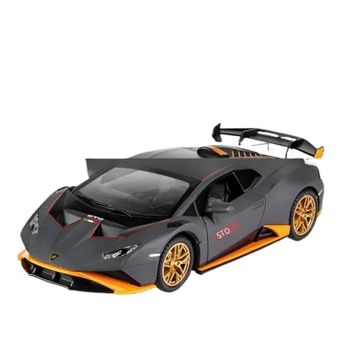 HQRTYBI 1:24 for Modellautos Aus Legierung – Ultimative Supercar-Nachbildung for Sammler – Präzise Detaillierung Hochwertige Handwerkskunst(Gray) von HQRTYBI