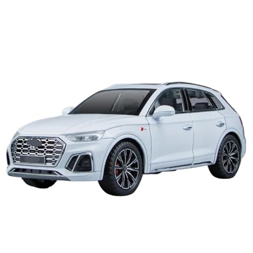 HQRTYBI 1:24 for Q5 SUV Legierung Automodell Druckguss Metallfahrzeuge Automodell Hohe Simulation Sammlung Kindergeschenk(White) von HQRTYBI