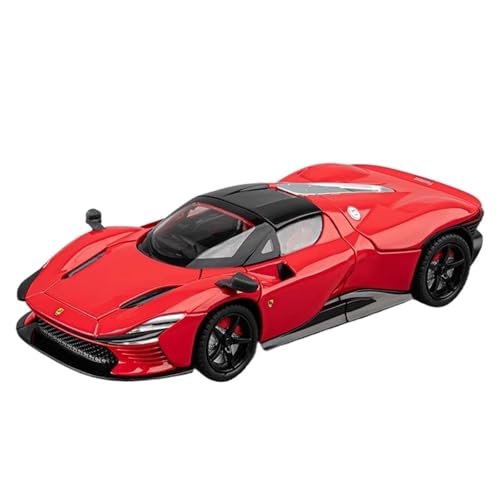 HQRTYBI 1:24 for SP3 Legierung Sportwagenmodell Druckguss Metall Rennfahrzeuge Automodell Simulation Sammlung Kinder Spielzeug Geschenk(Red) von HQRTYBI