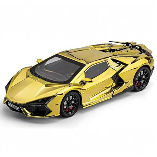 HQRTYBI 1:24 for Supercar Legierung Druckguss Modell Auto Kinder Spielzeug Auto Miniauto Mini GT Mutter Kinder Sammlerstücke(Gold) von HQRTYBI