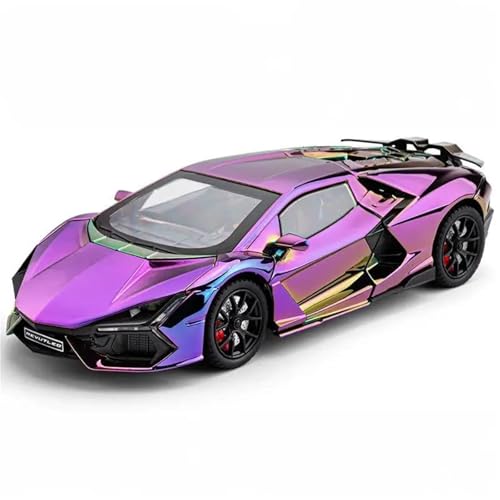 HQRTYBI 1:24 for Supercar Legierung Druckguss Modell Auto Kinder Spielzeug Auto Miniauto Mini GT Mutter Kinder Sammlerstücke(Purple) von HQRTYBI
