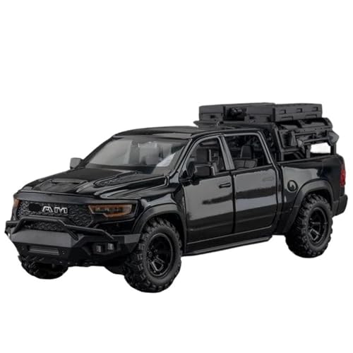HQRTYBI 1:32 for 1000 TRX Picku Legierung Automodell Sound Und Licht Pull Back Kinder Sammlerstücke Geburtstagsgeschenk(Black) von HQRTYBI
