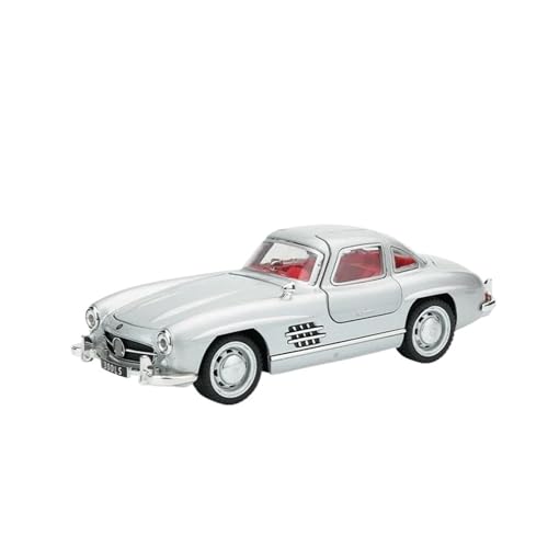 HQRTYBI 1:32 for 300SL Legierung Auto Druckguss Modell Vintage Shop Dekorationen Sammeln Ornament Geschenk for Freund Jungen(Silver) von HQRTYBI