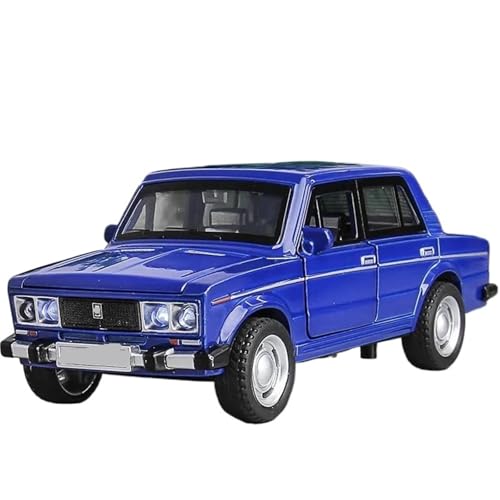 HQRTYBI 1:32 for Legierung Klassische Auto Modell Diecast Metall Pull Back Kinder Miniatur Fahrzeug Modell Kind Präsentieren(Blue) von HQRTYBI