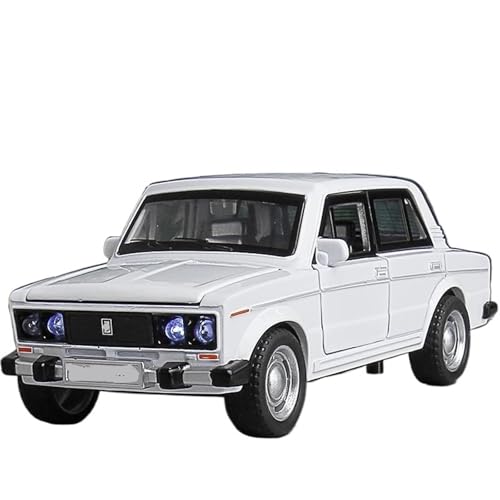 HQRTYBI 1:32 for Legierung Klassische Auto Modell Diecast Metall Pull Back Kinder Miniatur Fahrzeug Modell Kind Präsentieren(White) von HQRTYBI