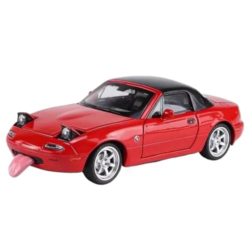 HQRTYBI 1:32 for MX5 MX-5 Legierungsmaßstab Automodell Druckguss Miniaturauto Spielzeugfahrzeugsammlung Kindergeschenk(Red) von HQRTYBI