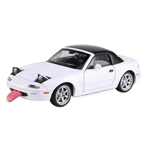 HQRTYBI 1:32 for MX5 MX-5 Legierungsmaßstab Automodell Druckguss Miniaturauto Spielzeugfahrzeugsammlung Kindergeschenk(White) von HQRTYBI