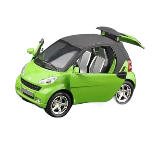 HQRTYBI 1:32 for SMART Miniatures Alloy Diecast Modellautomodell for Kinder Niedliches Und Kompaktes E11(Green) von HQRTYBI