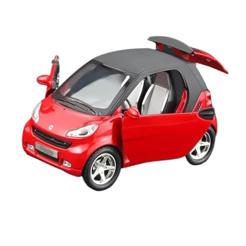 HQRTYBI 1:32 for SMART Miniatures Alloy Diecast Modellautomodell for Kinder Niedliches Und Kompaktes E11(Red) von HQRTYBI