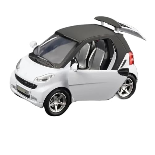 HQRTYBI 1:32 for SMART Miniatures Alloy Diecast Modellautomodell for Kinder Niedliches Und Kompaktes E11(White) von HQRTYBI