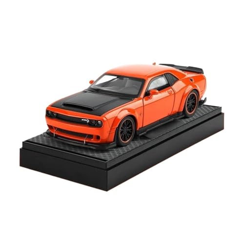 HQRTYBI 1:32 for SRT Hellcat Redeye V8 Legierung Metall Druckguss Modell Amerikanischen Muscle Sport Auto Sammlung Von Hobby Dekorationen Präsentieren(Orange) von HQRTYBI