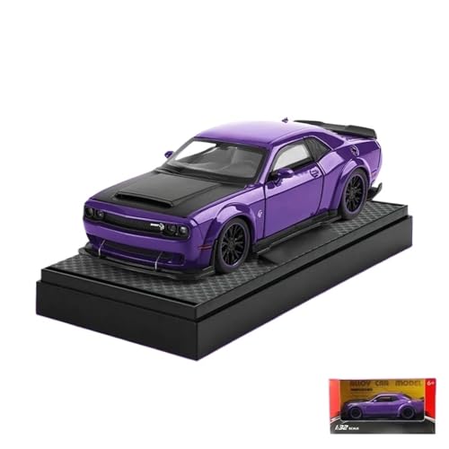 HQRTYBI 1:32 for SRT Hellcat Redeye V8 Legierung Metall Druckguss Modell Amerikanischen Muscle Sport Auto Sammlung Von Hobby Dekorationen Präsentieren(Purple) von HQRTYBI