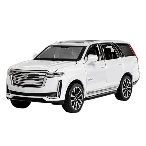 HQRTYBI 1:32 for SUV Legierung Modell Sound und Licht Pull Back Spielzeug for das Auto Geburtstagsgeschenk for Jungen(White) von HQRTYBI